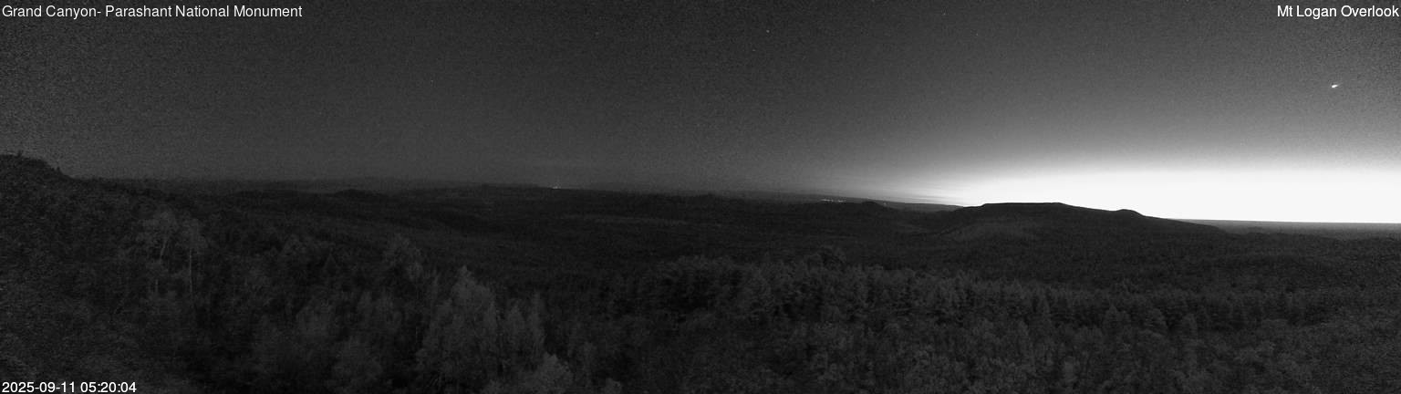 time-lapse frame, Mt Logan webcam