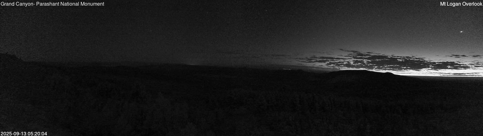 time-lapse frame, Mt Logan webcam