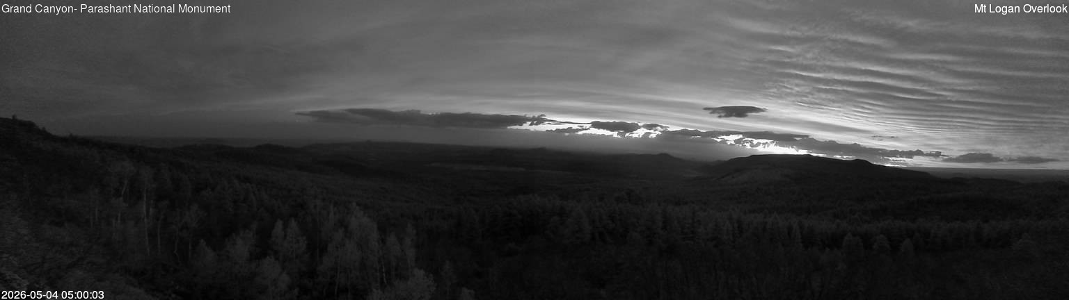 time-lapse frame, Mt Logan webcam