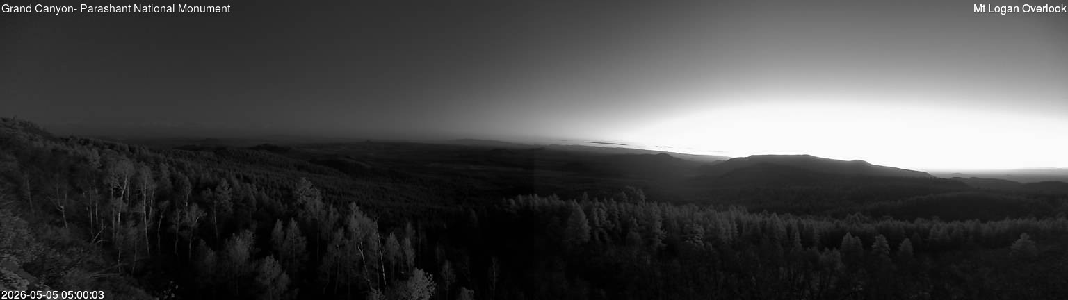 time-lapse frame, Mt Logan webcam