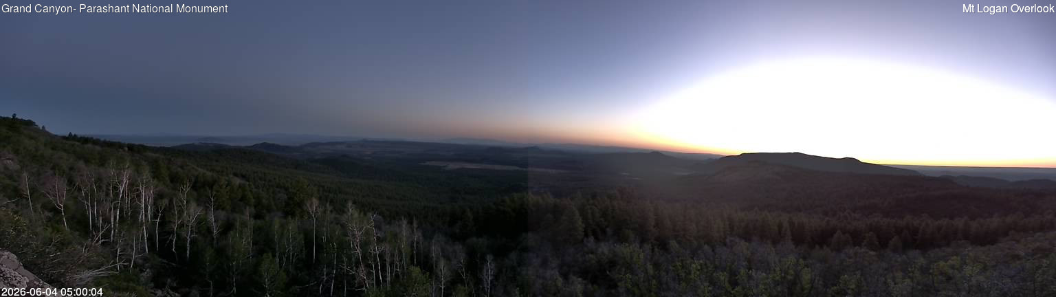 time-lapse frame, Mt Logan webcam