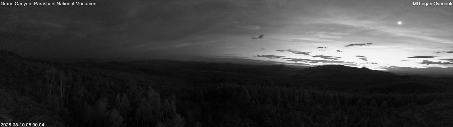 time-lapse frame, Mt Logan webcam