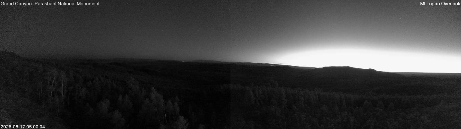 time-lapse frame, Mt Logan webcam