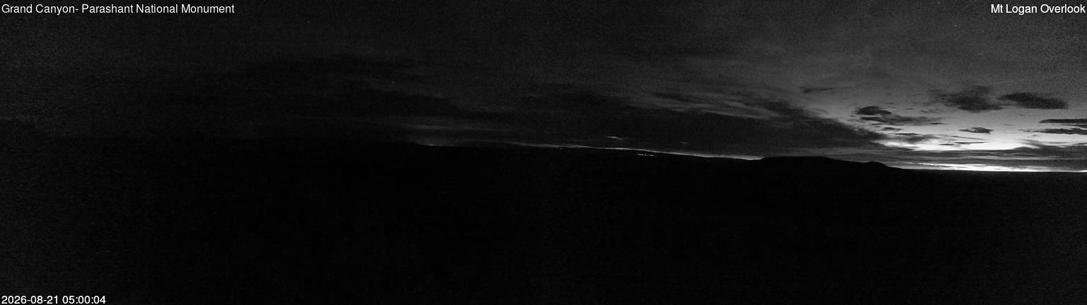 time-lapse frame, Mt Logan webcam