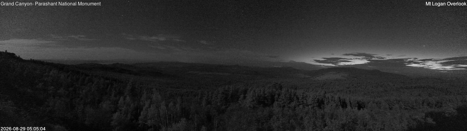 time-lapse frame, Mt Logan webcam