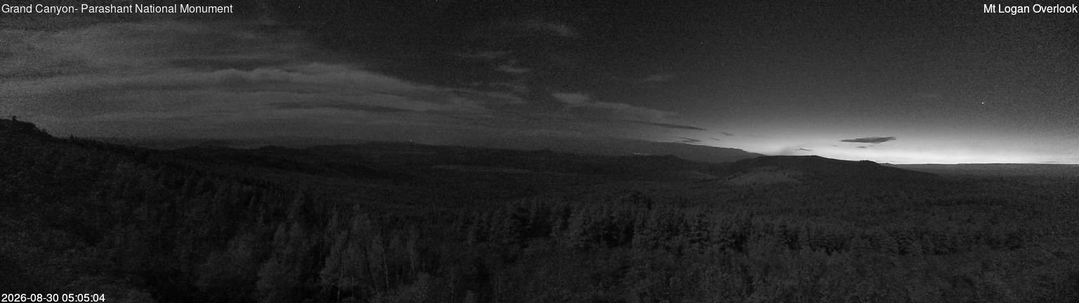 time-lapse frame, Mt Logan webcam
