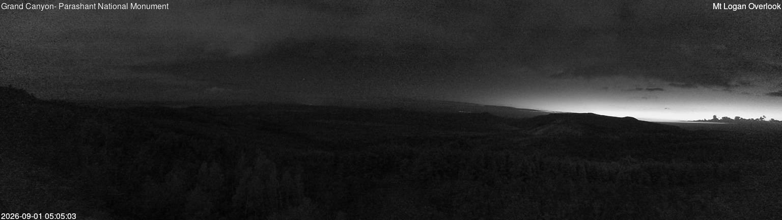 time-lapse frame, Mt Logan webcam