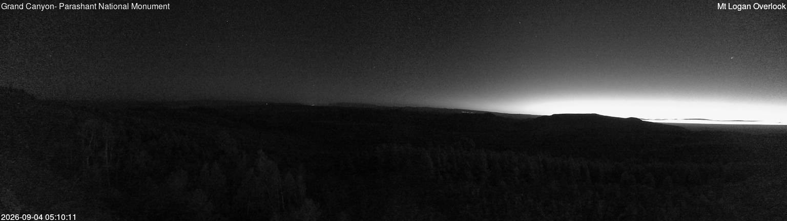 time-lapse frame, Mt Logan webcam