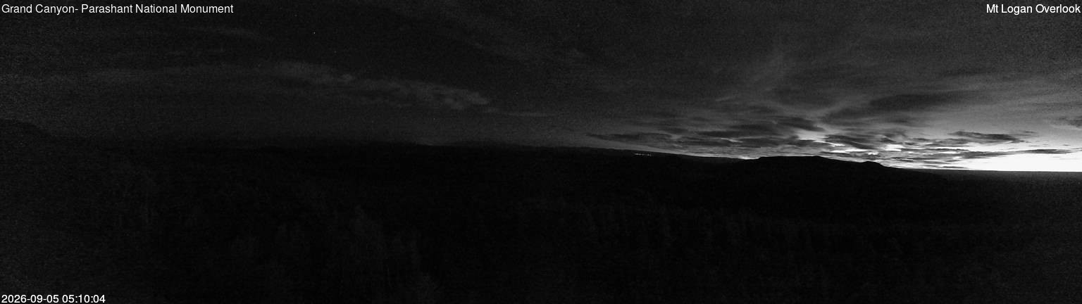 time-lapse frame, Mt Logan webcam