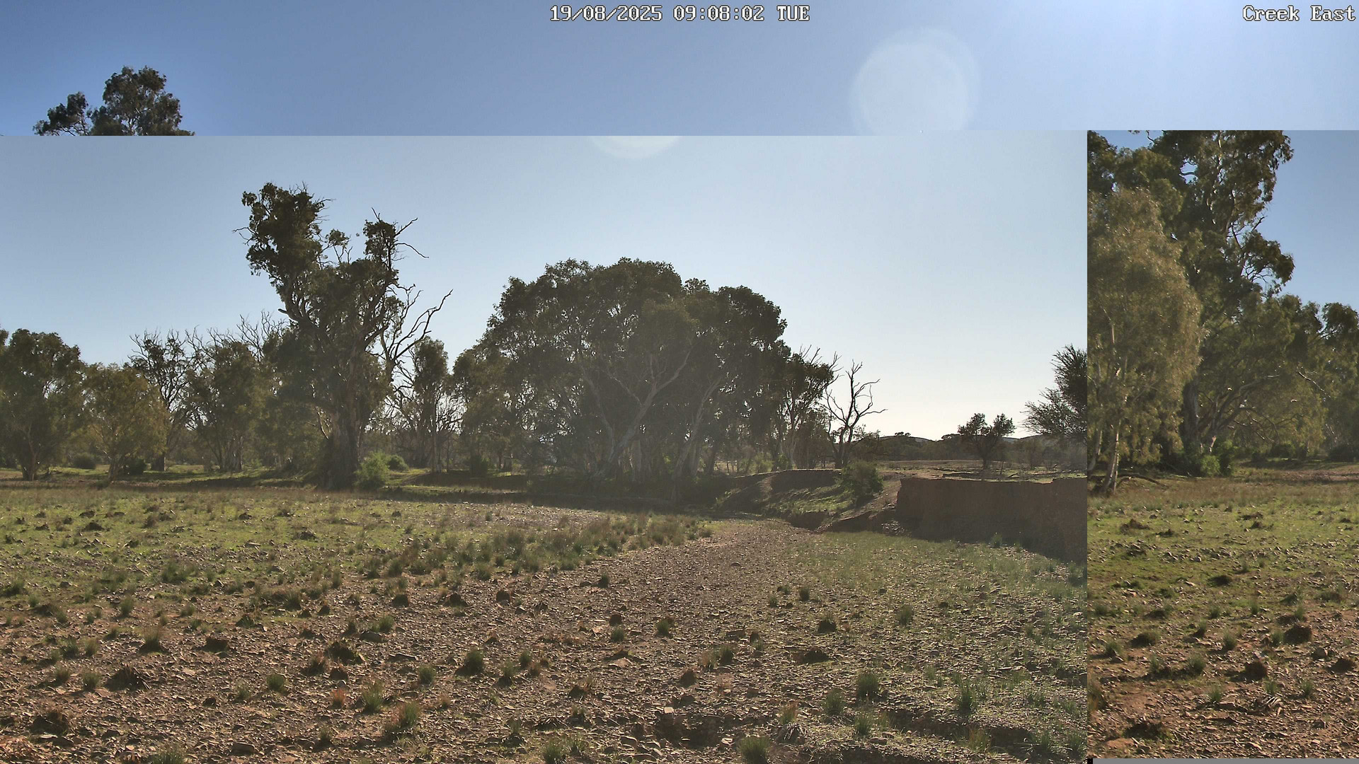 time-lapse frame, CreekCam East webcam