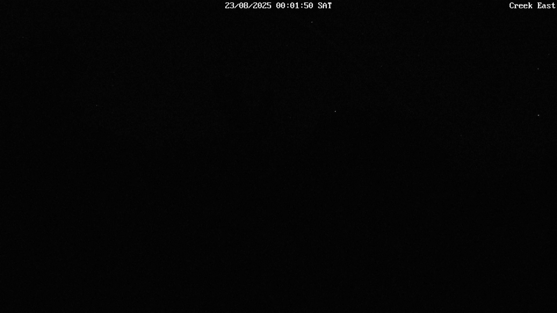 time-lapse frame, CreekCam East webcam