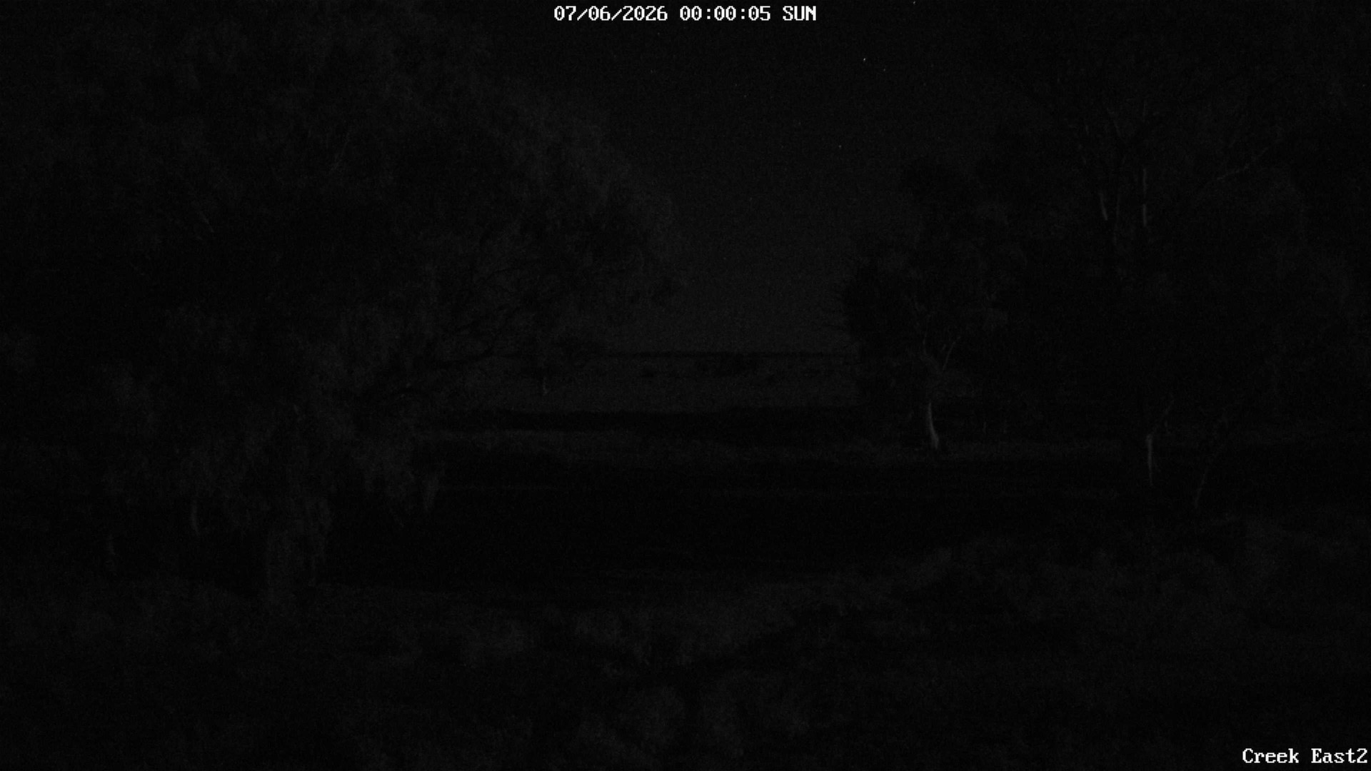 time-lapse frame, CreekCam East webcam