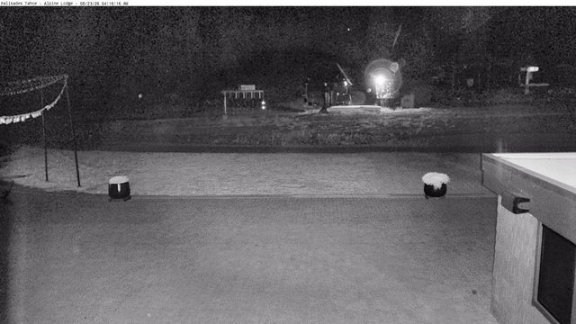 time-lapse frame, Palisades Alpine Lodge webcam