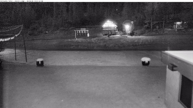 time-lapse frame, Palisades Alpine Lodge webcam