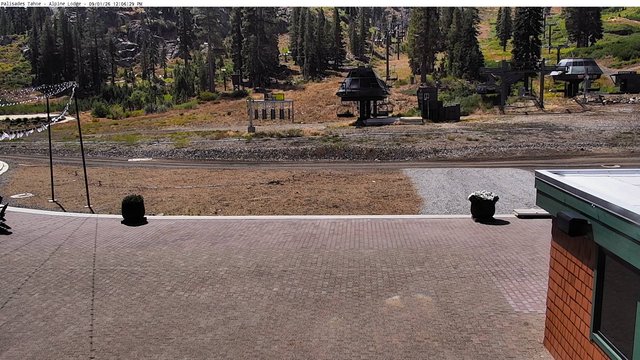 view from Palisades Alpine Lodge on 2026-09-01