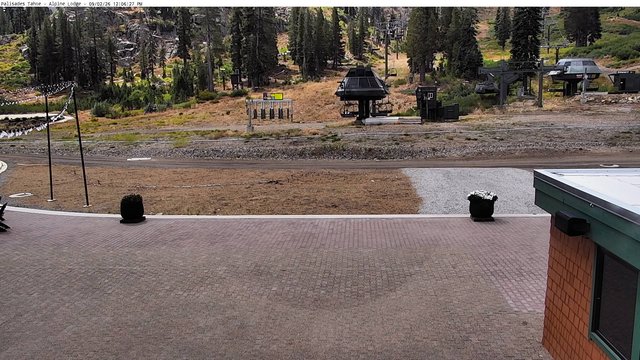 view from Palisades Alpine Lodge on 2026-09-02