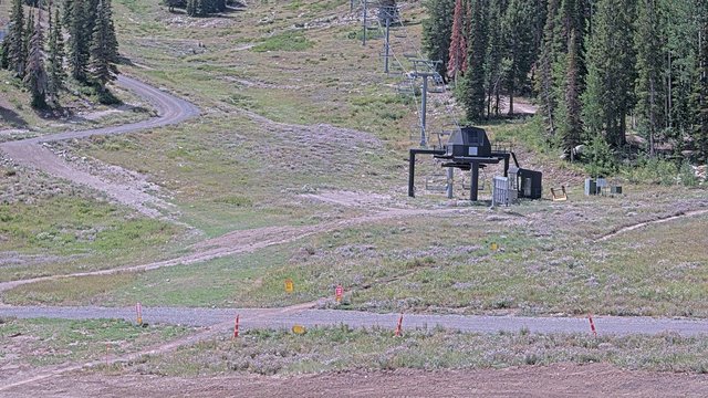 view from Solitude Powderhorn II Lift Line on 2026-08-23