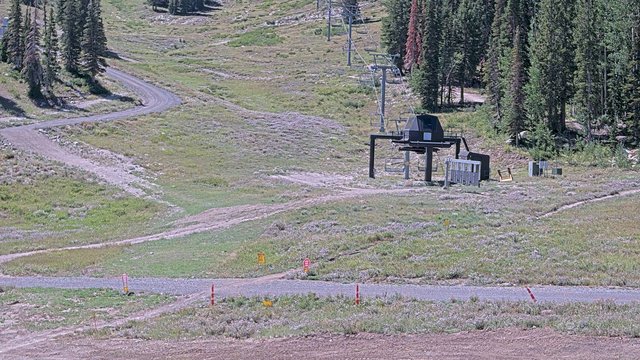 view from Solitude Powderhorn II Lift Line on 2026-08-25