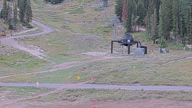view from Solitude Powderhorn II Lift Line on 2026-08-28
