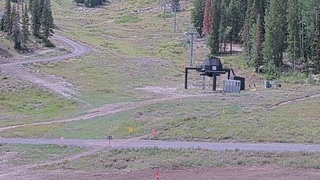 view from Solitude Powderhorn II Lift Line on 2026-08-31