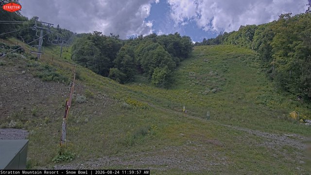 view from Stratton Snow Bowl on 2026-08-24