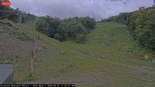 view from Stratton Snow Bowl on 2026-08-25