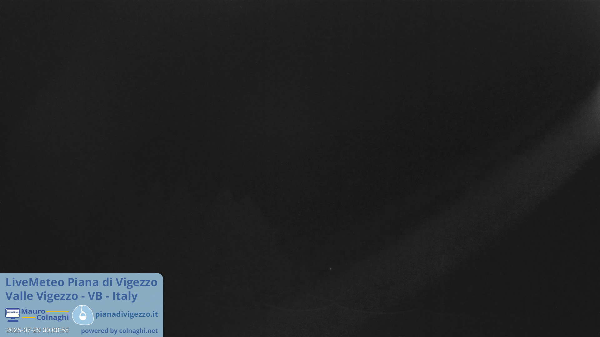 time-lapse frame, Piana Di Vigezzo 3 webcam