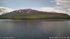 view from Lesjaskogsvatnet on 2025-06-08