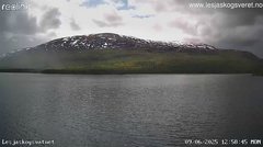view from Lesjaskogsvatnet on 2025-06-09