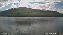 view from Lesjaskogsvatnet on 2025-06-25