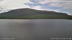 view from Lesjaskogsvatnet on 2025-06-28