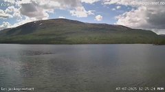 view from Lesjaskogsvatnet on 2025-07-07