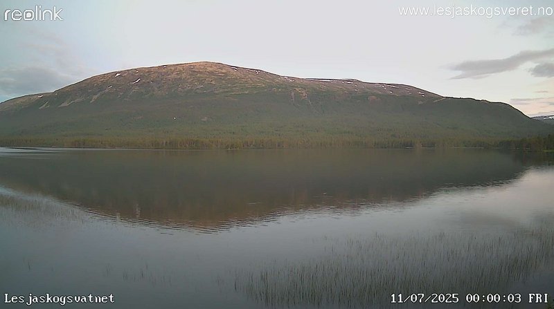 time-lapse frame, Lesjaskogsvatnet webcam