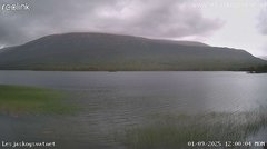 view from Lesjaskogsvatnet on 2025-09-01