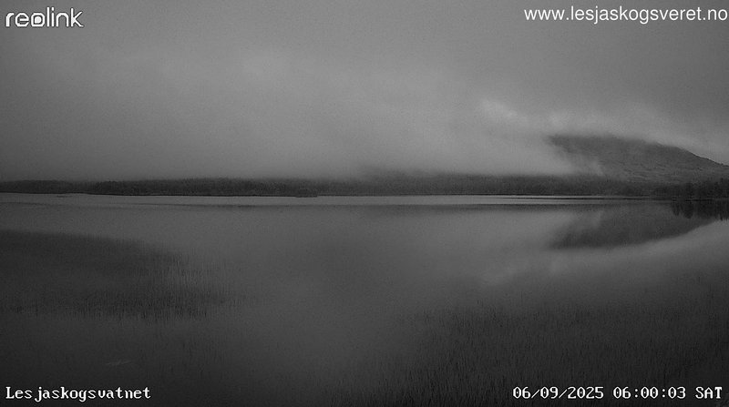 time-lapse frame, Lesjaskogsvatnet webcam