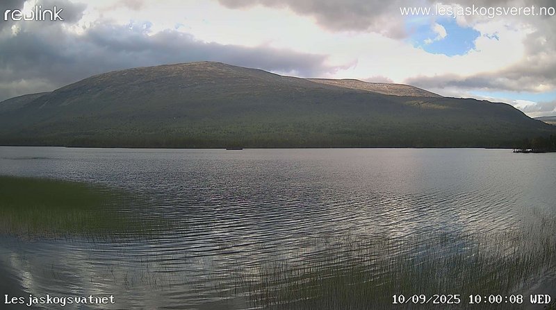 time-lapse frame, Lesjaskogsvatnet webcam