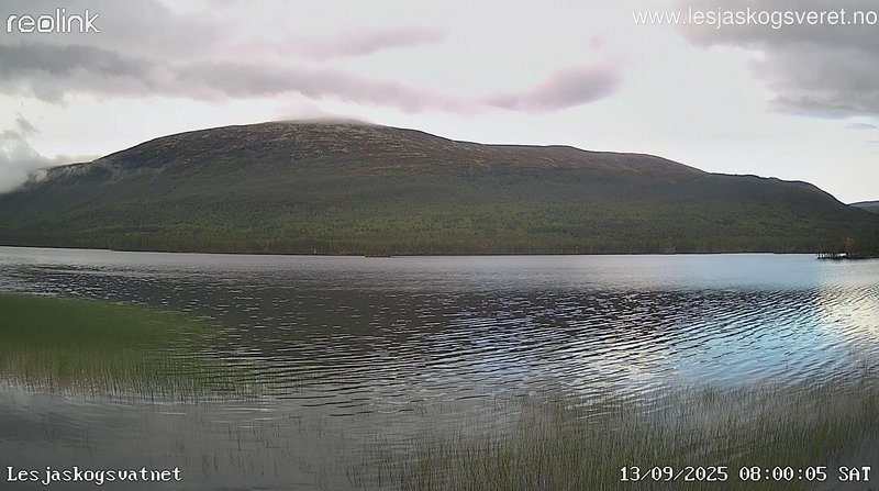 time-lapse frame, Lesjaskogsvatnet webcam