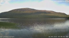 view from Lesjaskogsvatnet on 2025-09-16