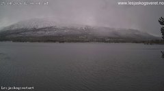 view from Lesjaskogsvatnet on 2026-04-25