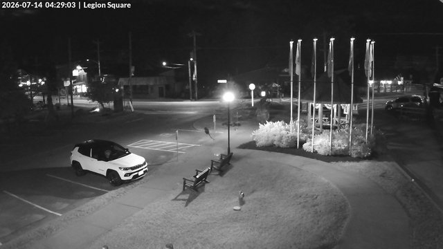 time-lapse frame, Inlet Legion Square webcam