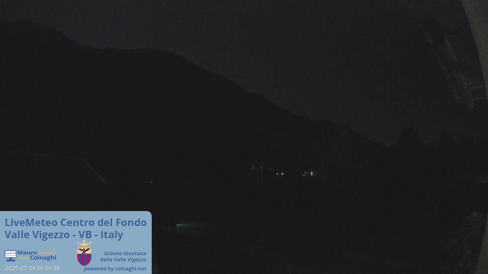 time-lapse frame, Unione Montana Valle Vigezzo webcam