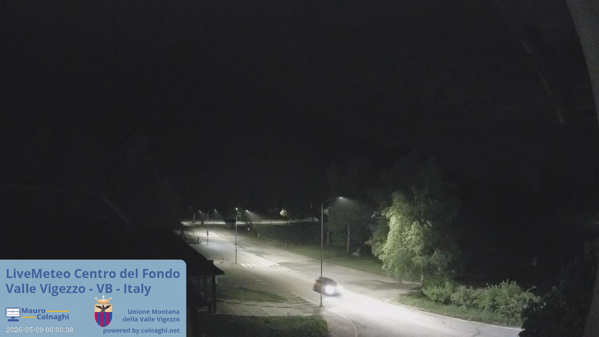 time-lapse frame, Unione Montana Valle Vigezzo webcam