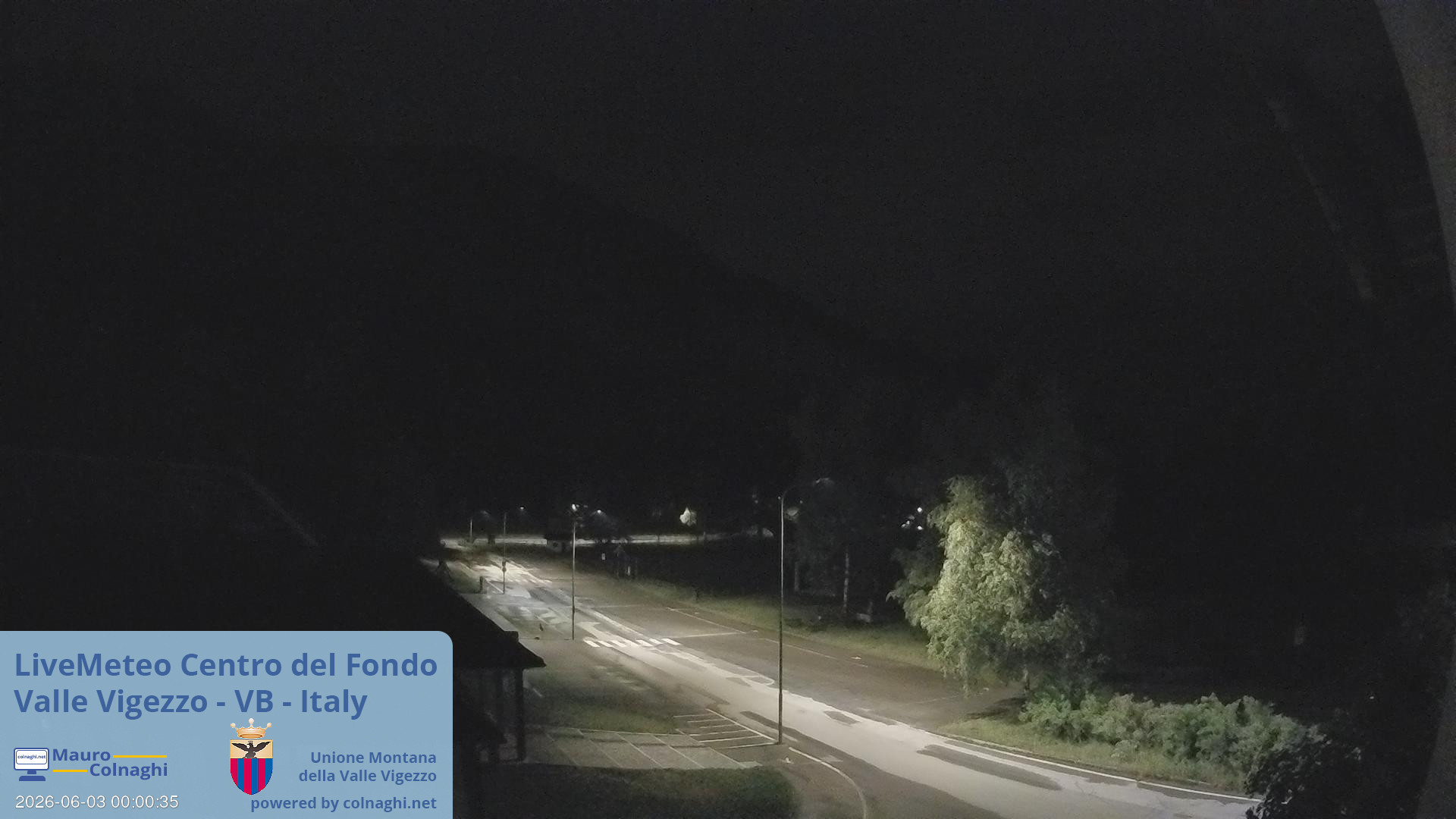 time-lapse frame, Unione Montana Valle Vigezzo webcam