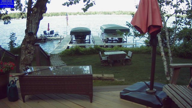 time-lapse frame, Ten Mile Lake Webcam webcam