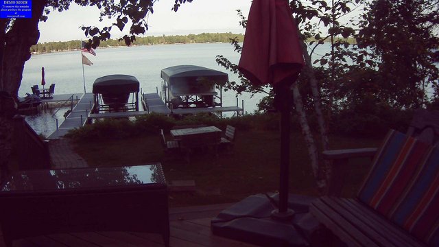 time-lapse frame, Ten Mile Lake Webcam webcam