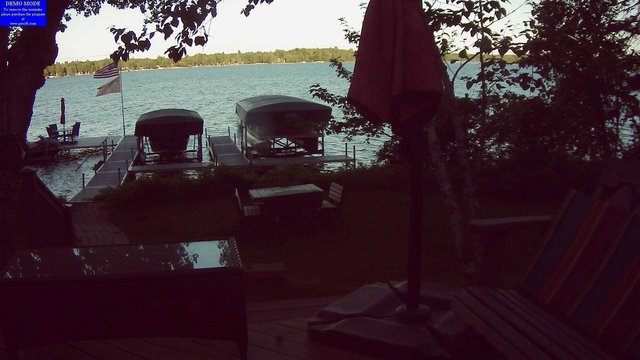 time-lapse frame, Ten Mile Lake Webcam webcam