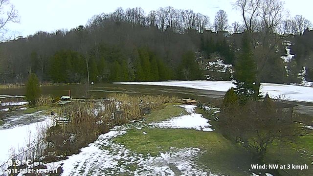 time-lapse frame, Ice Jam webcam