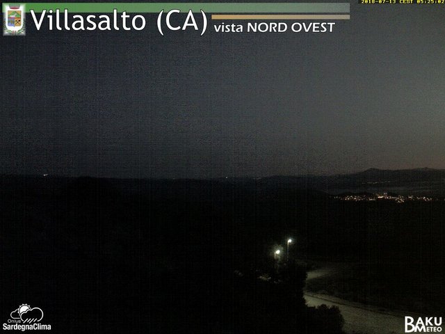 time-lapse frame, Villasalto webcam