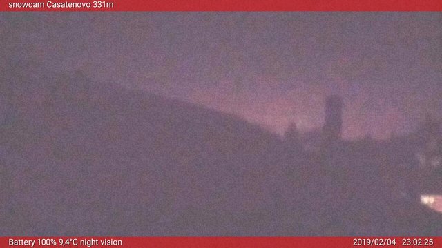 time-lapse frame, Casatenovo snowcam webcam