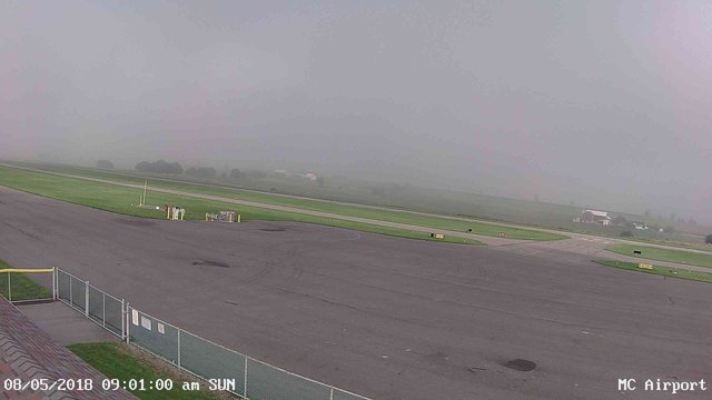 time-lapse frame, Mifflin County Airport (west) webcam